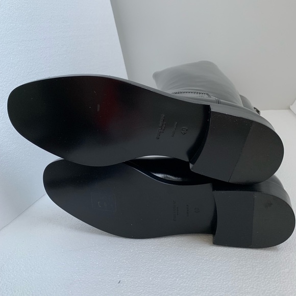 SOLD Saint Laurent YSL Caval Riding Boots Back Zip - Picture 6 of 8